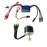 FLYUEACE Upgraded Kit Combo 2322 2600KV Outrunner Brushless Motor AM32 45A ESC Combo Set for 1/12 MNRC MN99S MN82 MN82S