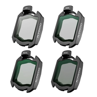 Flywoo O4 Wide Air Unit Filter Set 0.4g Ultra Light AGC Glass UV/ND4-ND32 for O4 Wide Air Unit FPV Drones