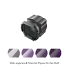 Flywoo O4 Wide Angle Lens 155° FOV Ultra Lightweight 3.7g with UV ND8 ND16 ND32 Filter Set for DJI O4 Lite FPV Racing Dr