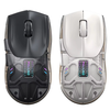FMOUSE M500 SE Tri-mode Transparent Gaming Mouse 800-4800DPI RGB Lighting 1KHz Refresh Rate Ergonomics Gamer Mice for PC
