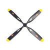 FMS 7.5×4 4-Blade Propeller Spare Part for 800mm Wingspan P51 V2 / F4U V2 / P47 V2/ A1 V2 RC Airplane