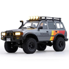 FMS FCX10 LC80 for TOYOTA Land Cruiser 80 RS 1/10 2.4G 4WD RC Car Off-Road Climbing Truck Rock Crawler LED Light Two Spe