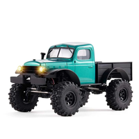 FMS FCX24 Power Wagon 12401 RTR 1/24 2.4G 4WD Brushless RC Car Rock Crawler Off-Road Truck Two Speed Upgraded Chassis Me