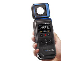 FNIRSI FPM-02 High Precision Illuminance Luxmeter Light Meter 99990 LUX Range Rotatable Probe TFT HD Screen Temperature