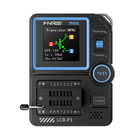 FNIRSI LCR-P1 Transistor Tester Diode Triode Capacitance Meter 1.44 Inch Color Screen USB Type-C Data Export Anti-Burn P
