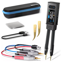 FNIRSI LCR-ST2 2-in-1 Digital Tweezer Bridge LCR ESR Meter SMD Test Kelvin Clip Electronic Component Multifunctional Tes