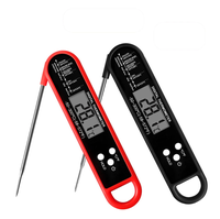Foldable Digital Food Thermometer Grill Meat Kitchen Thermometer Baking Milk Water Thermometer Magnetic Kitchen Temperat