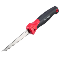 Folding Jab Saw 6 Inch 3 Edged Tooth 8 TPI Drywall Cutter Compact Keyhole Saw Non Slip Grip Manganese Steel Blade for Pr