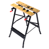 Folding Portable Woodworking Workbench Adjustable DIY Table with Built-in Scale Heavy Duty Design Anti Slip Base Compact