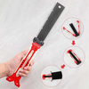 Folding Saw With Double Edges Multipurpose Double Edge Saw Portable Hand Wear-Resistant Woodworking Saw For Furniture Fl