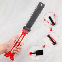 Folding Saw With Double Edges Multipurpose Double Edge Saw Portable Hand Wear-Resistant Woodworking Saw For Furniture Fl