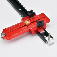 FONSON 140mm Extended Woodworking Thin Guide Jig Table Saw Fast Cutting Limit Fence Workbench T Track Guide