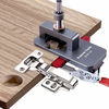 Fonson Tools 35mm Concealed Hinge Jig Drilling Guide Door Hinge Jig for Woodworking Door Cabinet Hinges Mounting Tool