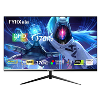 For Black Myth:WuKong FYHXele FY27QHM2 27 Inch Gaming Monitor PC Screen 170Hz 2K Gaming Display 1MS ADM-FreeSync 8 Bits