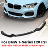 For BMW 1-Series F20 F21 2015~2019 118i 120i M135i M140i M Performance Front Bumper Lip Car Diffuser Body Spoiler Kit