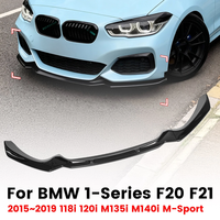 For BMW 1-Series F20 F21 2015~2019 118i 120i M135i M140i M Performance Front Bumper Lip Car Diffuser Body Spoiler Kit