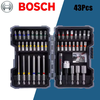 for Bosch Electric Screwdriver Bit Set 43 Pieces Power Drill Accessories PH1 PH2 PZ1 PZ2 Hex Torx Extended Bits Steel DI