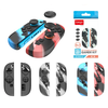 For Switch2 6-in-1 Set Left and Right Handle Silicone Cover+Joysticks Protection Caps for Joy-pad IPEGA PG-SW2083A