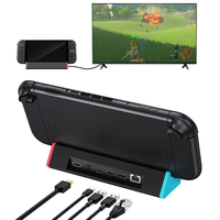 For Switch2 Charging Station NS2 Docking Station with 4K HD2.1 PD100W USB3.0 1000M Ethernet Port Supports TV Output TNS-