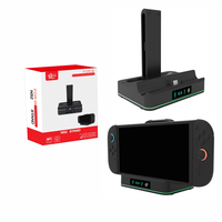 For Switch2 Host Charging Base Left and Right Gamepad Plug-in Charger with RGB Light KJH KJH-NS2-029