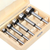 Forstner Drill Bit Set High Carbon Steel Woodworking Tools 5pcs 15mm 20mm 25mm 30mm 35mm Self Centering Hole Saw Wood Pl