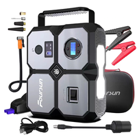 Foursun Car Jump Starter with Air Compressor,  Foursun 4000A 26800mAh Jump Starter Battery Pack (All Gas/8.0L Diesel) 150