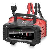 FOXSUR 300W 12V 24V High-Power Portable 20A Car Battery Chargerfor Calcium,  Gel AGM,  Wet, LiFePO4,  lead Acid Batteries