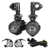Front Motorcycle LED Auxiliary Fog Spot Lamp Aluminum Alloy With Light Protector Guard Cover Harness For BMW R1200GS ADV