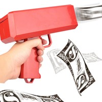 Funny Party Shooting Game Banknote Shoot Pistol Paper for Shoot Money Gun Wedding Birthday Decoration Shooter Throwing T