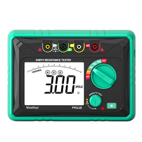 FY511D Earth Resistance Tester 0~2kΩ Range 600V Voltage Measurement High Accuracy LCD Backlit Screen Grounding Rods Port