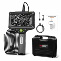 G51 5 Inch 1080P HD IPS Screen Handheld Industrial Endoscope Camera Pipe Sewer Inspection Borescope IP67 Waterproof Dual