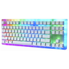 GAMAKAY K87 Mechanical Keyboard 87 Keys Hot Swappable Type-C Wired USB 3.1 NKRO Translucent Glass Base Gateron Switch AB