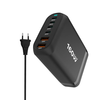[GaN Tech] 160W 6-Port USB PD Charger 2USB-A+4USB-C Fast Charging Desktop Charging Station EU Plug US Plug for iPhone 15