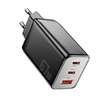 [GaN Tech] ESSAGER 67W 3-Port USB PD Charger 2USB-C+USB-A QC3.0 2.0 PD AFC FCP SCP BC1.2 DCP Apple2.4A Fast Charging Wal