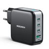 [GaN Tech] ROCOREN K021-ST01 100W 4-Port USB PD Charger USB-A+3USB-C PD3.0/2.0 QC5.0/4.0+/3.0/2.0 AFC FCP SCP PPS Fast C