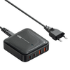 [GaN Tech] Toocki P100BD12C2A0 100W 4-Port USB PD Charger 2USB-C+2USB-A Fast Charging Desktop Charging Station EU Plug U