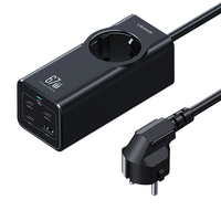 [GaN Tech] USAMS CC225 67W 4-Port USB PD Charger USB-A+3USB-C PD QC FCP AFC PPS Fast Charging Desktop Charging Station E