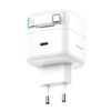 [GaN Tech] USAMS US-CC202 PD35W 2-Port USB PD Charger Dual 17.5W Type-C Fast Charging Wall Charger Adapter EU Plug for i