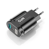 [GaN Tech] USLION 65W 2-Port USB PD Charger 33W USB-C PD+33W QC3.0 PD3.0 FCP AFC Fast Charging Wall Charger Adapter EU P