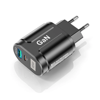[GaN Tech] USLION 65W 2-Port USB PD Charger 33W USB-C PD+33W QC3.0 PD3.0 FCP AFC Fast Charging Wall Charger Adapter EU P