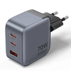 [GaN Tech] Vention 70W 3-Port USB PD Charger USB-A+2USB-C PD3.0 QC4.0 3.0 PPS AFC SCP FCP Apple2.4A BC1.2 Fast Charging