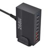 [GaN Tech]Bakeey YMX-838 268W 8-Port USB PD Charger 3USB-A+5USB-C PD QC Fast Charging Desktop Charging Station EU Plug U