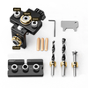 Ganwei 3in1 Punch Locator Aluminum Alloy Woodworking Tool with 0-52mm Clamping Range Engraved Scale Markings Efficient a
