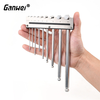 Ganwei MG0-000-0125-1 Hex Key Organizer Rack CNC Aluminum Alloy Stainless Steel Wall Mount Storage for 1.5mm to 10mm Hex