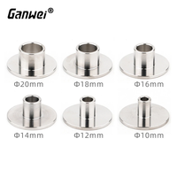 Ganwei Router Template Guide Stainless Steel Edge Guide Compatible with Milling Cutters High Precision Corrosion Resista
