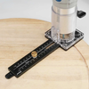 GANWEI Woodworking Circle Cutting Jig for Electric Trimming Machine Wood Router Milling Circle Slotting Base DIY Tools w