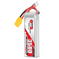 GAONENG GNB 14.8V 3500mAh 110C 4S LiPo Battery XT90 Plug for 1/10 Scale RC Car Long Range FPV Racing Drone