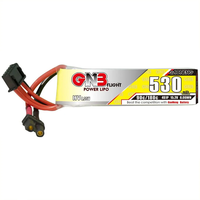 Gaoneng GNB 15.2V 530mAh 90C 4S LiPo Battery XT30 Plug for Beta95X Beta85X Beta75X Toothpick Drone CineBee Cine Whoop Ci