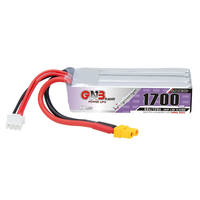 GAONENG GNB 7.6V 1700mAh 2S2P 60C HV LiPo Battery XT30 Plug for Emax Tinyhawk II GEPRC TinyGo Brushless FPV Drone RC Car