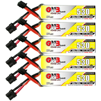 Gaoneng GNB 7.6V 530mAh 90C 2S LiHV Lipo Battery XT30 Plug for Happymodel Mobula 8 Sub250 Nanofly20 Mobula8 TinyGo CRUX3